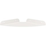  Lebdeća polica s policom s pohranom 2 pcs Bijeli 18 x 18 x 2 cm | Eponuda.com