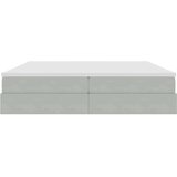  Krevet s madracem i skladištem Svijetlo siva 200 x 200 cm | shoptok.hr