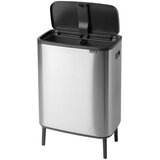Brabantia Bo Touch Bin Hi 2 x 30 L - Matt Steel Fingerprint Proof | Shoptok.si