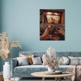  Slika za samostalno slikanje - An evening by the fireplace 40x50 | shoptok.hr