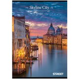 Simpo Zvezek A4 Street Skyline, črte z robom, 54 listov, sortirano, 1 kos | Shoptok.si