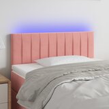  LED uzglavlje ružičasto 90x5x78/88 cm baršunasto | shoptok.hr
