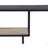 Lesnina-XXXL stenski regal remus, črna, barva hrasta | Shoptok.si