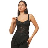 La Modeuse Topi & Bluze 78235_P186011 Črna | Shoptok.si