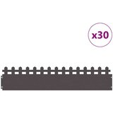  Rubnjaci za travnjak 30 pcs Crna 103 x 0 05 x 22 cm Čelik | shoptok.hr