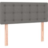  Box spring postelja z vzmetnico temno siva 100x200 cm blago, (20727222) | Shoptok.si