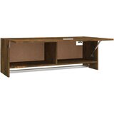 vidaXL garderobna omara dimljeni hrast 100x32,5x35 cm konstruiran les | Shoptok.si