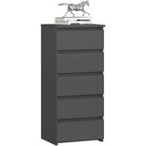 AKORD KOMODA CL5 GRAFITNO SIVA, (21702886) Cene