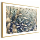  Plakat - Oceanic Nature 60x40 Zlatni okvir s margom | shoptok.hr