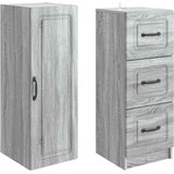  Set ormara 2 pcs Siva Sonoma 33 x 34,5 x 87 cm | Eponuda.com