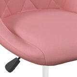  Okretne blagovaonske stolice 2 kom ružičaste baršunaste | shoptok.hr