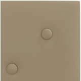  Zidna uzglavlja 12 pcs Boja cappuccina 30 x 30 cm Lažna koža | Eponuda.com