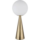 Globo Stolna svjetiljka Pinpal (Ø x V: 20 x 49,5 cm, Zlatna, Bijela) | shoptok.hr