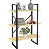 vidaXL ormarić za knjige s 3 razine 80 x 30 x 105 cm masivna borovina | shoptok.hr