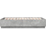  Okvir kreveta boja betona 150x200 cm od konstruiranog drva | Eponuda.ba