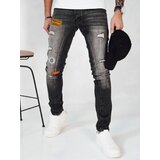 DStreet Spodnie męskie jeansowe ciemnoszare | Shoptok.si