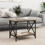 vidaXL Bocni stol hrast artisan 55 x 38 x 45 cm Konstruirano drvo | shoptok.hr