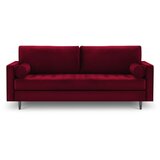 Milo Casa Rdeča žametna zofa Santo, 219 cm | Shoptok.si