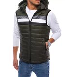 DStreet Kamizelka męska pikowana zielona | Shoptok.si