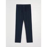 Sinsay Straight leg hlače s dodatkom lana | shoptok.hr