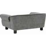 SOFA za pse tamnosiva 72 x 45 x 30 cm plišana | shoptok.hr