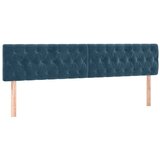  Krevet box spring s madracem LED tamnoplavi 180x200 cm baršun | shoptok.hr
