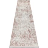 RugsX Preproge DISTIN 0828A roza / prah / bela 80x300 cm Bela | Shoptok.si