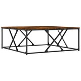  Stolić za kavu boja hrasta 100 x 100 x 40 cm konstruirano drvo | Eponuda.ba