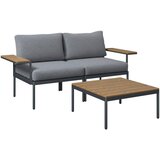 Ambia Garden LOUNGE GARNITURA tkanina jeklo | Shoptok.si