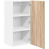 vidaXL Viseča omarica Riga Sonoma hrast in bela 40 x 31 x 80 cm | Shoptok.si