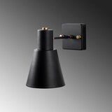 Opviq lights Crna/u zlatnoj boji zidna lampa ø 14 cm Funnel – | shoptok.hr