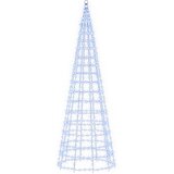  Božićno drvce od svjetlosnih niti s klinom i jarbolom 300 cm | shoptok.hr