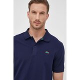 Lacoste Bombažen polo mornarsko modra barva | Shoptok.si