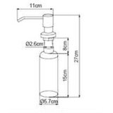 Sink Solution Dozirnik za detergent - okrogel ČRN | Shoptok.si