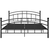  Posteljni okvir črn kovinski 160x200 cm, (20606510) | Shoptok.si