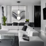  LED luster na sajli ARAME LED/23W/230V prečnik 22 cm crna | Eponuda.com