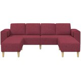  Kauč za dnevni boravak 3 pcs Vinska crvena 250 x 188 x 76 cm | shoptok.hr