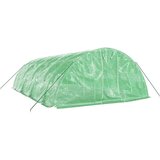  Rastlinjak z jeklenim ogrodjem zelen 40 m² 8x5x2,3 m | Shoptok.si