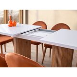 Hanah home Gusto - 2951 White Extendable Dining Table | ePonuda.com