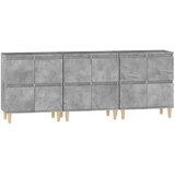  Komode 3 kom siva boja betona 60x35x70 cm od konstruiranog drva | Eponuda.ba