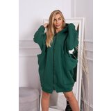 Kesi Oversize insulated sweatshirt dark green | shoptok.hr