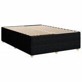 vidaXL Posteljni okvir črn 140x190 cm blago, (21310684) | Shoptok.si