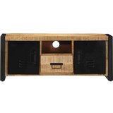 vidaXL TV omarica 100x30x40 cm Masivni neobdelan les Mango | Shoptok.si