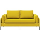 SOFA za dvije osobe 2-sjedalo Žuta 188 x 81 x 89 cm Bar&amp;scaron;un Slike
