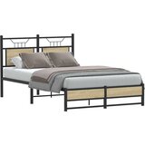 vidaXL Okvir kreveta bez madraca boja hrasta sonome 120x200 cm drveni | shoptok.hr