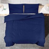 vidaXL Set posteljine za poplun modri 135x200 cm lagana mikrovlakna | shoptok.hr