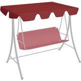 vidaXL Streha za vrtno gugalnico vinsko rdeča 150/130x70/105 cm Cene