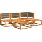  Vrtni set od 5 dijelova s jastucima, akacija i uže | shoptok.hr