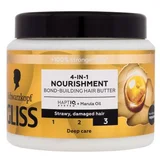 Schwarzkopf Gliss Nourishment 4-in-1 Hair Butter maska za lase poškodovani lasje 400 ml za ženske