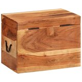  Kutija za pohranu 39 x 28 x 31 cm od masivnog bagremovog drva | shoptok.hr